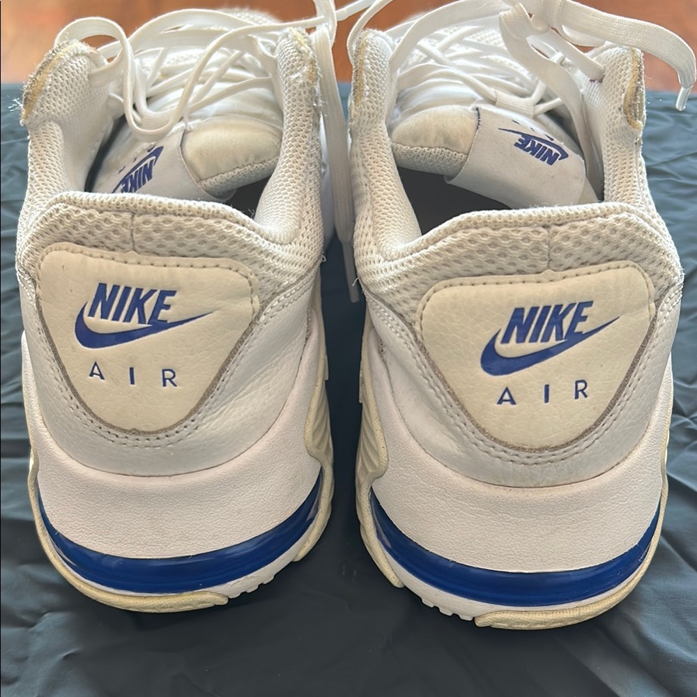 Nike Air White and Blue Sneakers